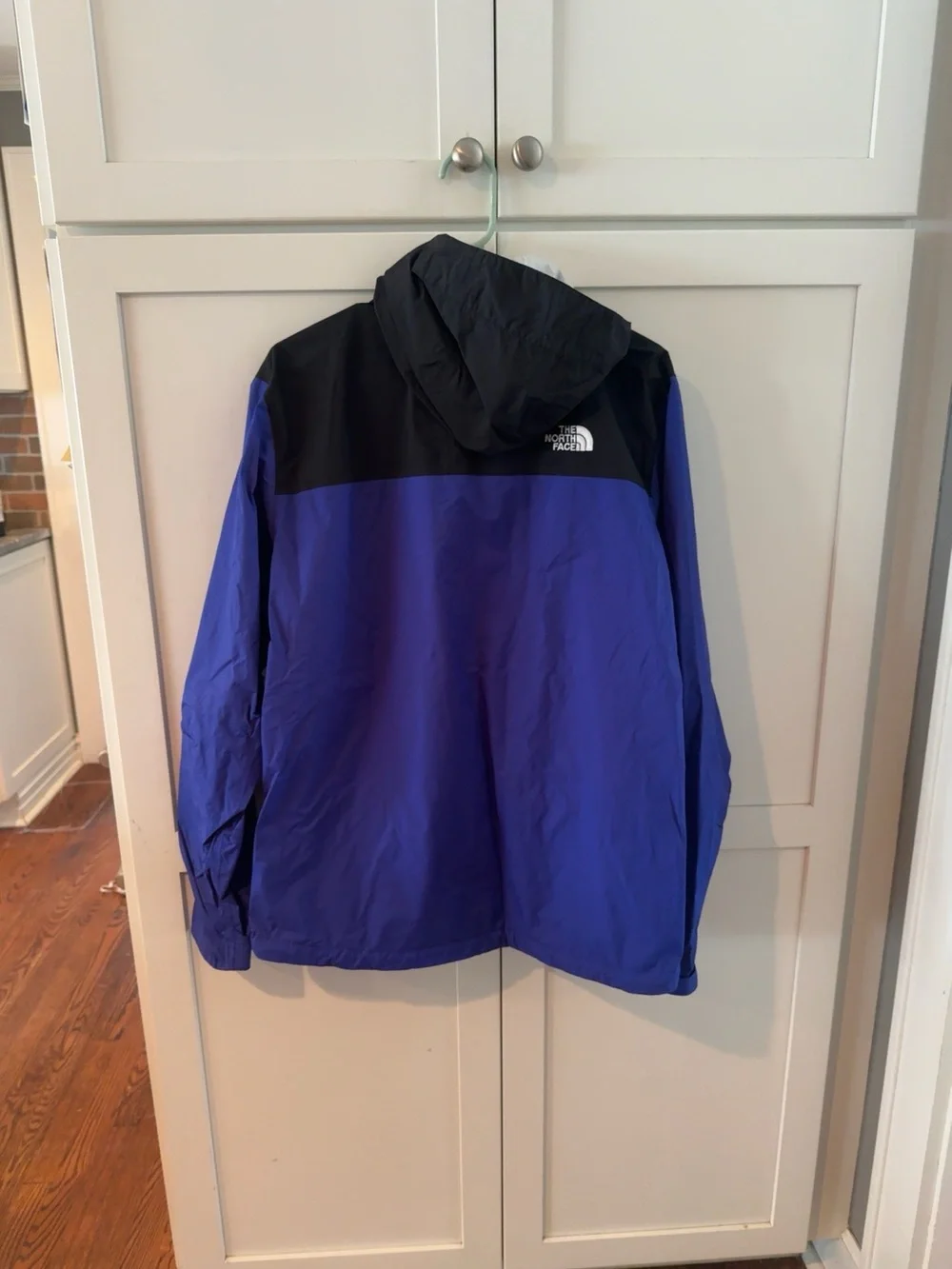 The North Face Black + Purple Waterproof Hooded Jacket
